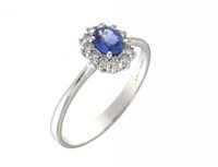 Ring Mirco Visconti Woman Anelli Colore in White Gold Zaffiro DL4/B5Z